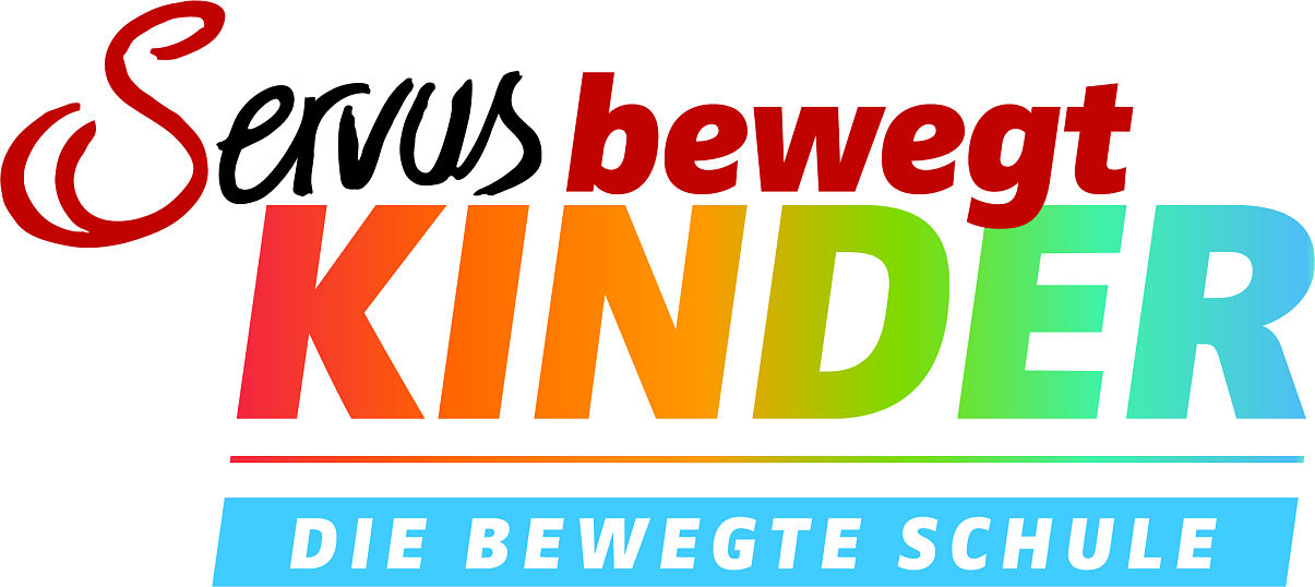Logo Servus bewegt Kinder - Die Bewegte Schule